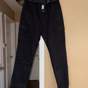 Women’s fashion nova Black Cargo Pants - Versatile Everyday Workwear